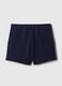 Shorts in French terry with logo print_1