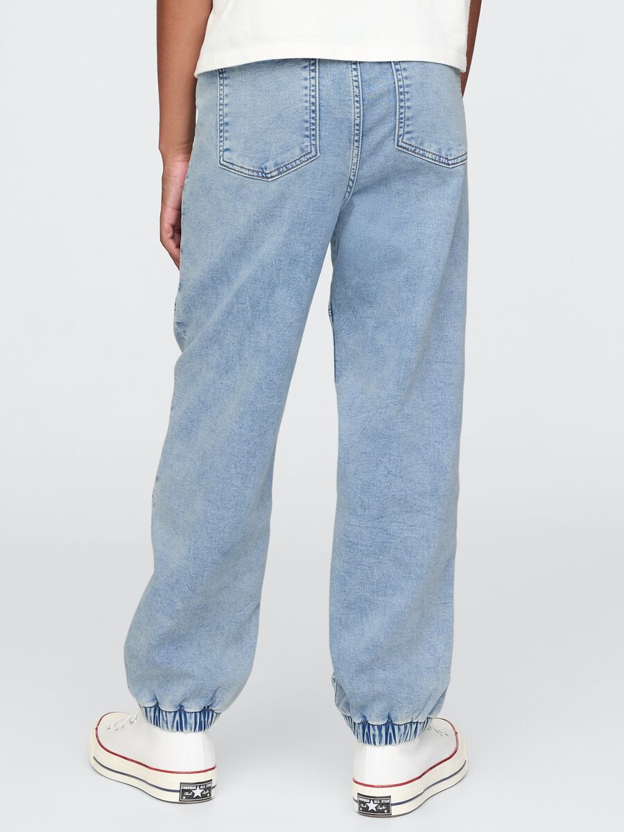 Blue denim trousers for kids Boy_2
