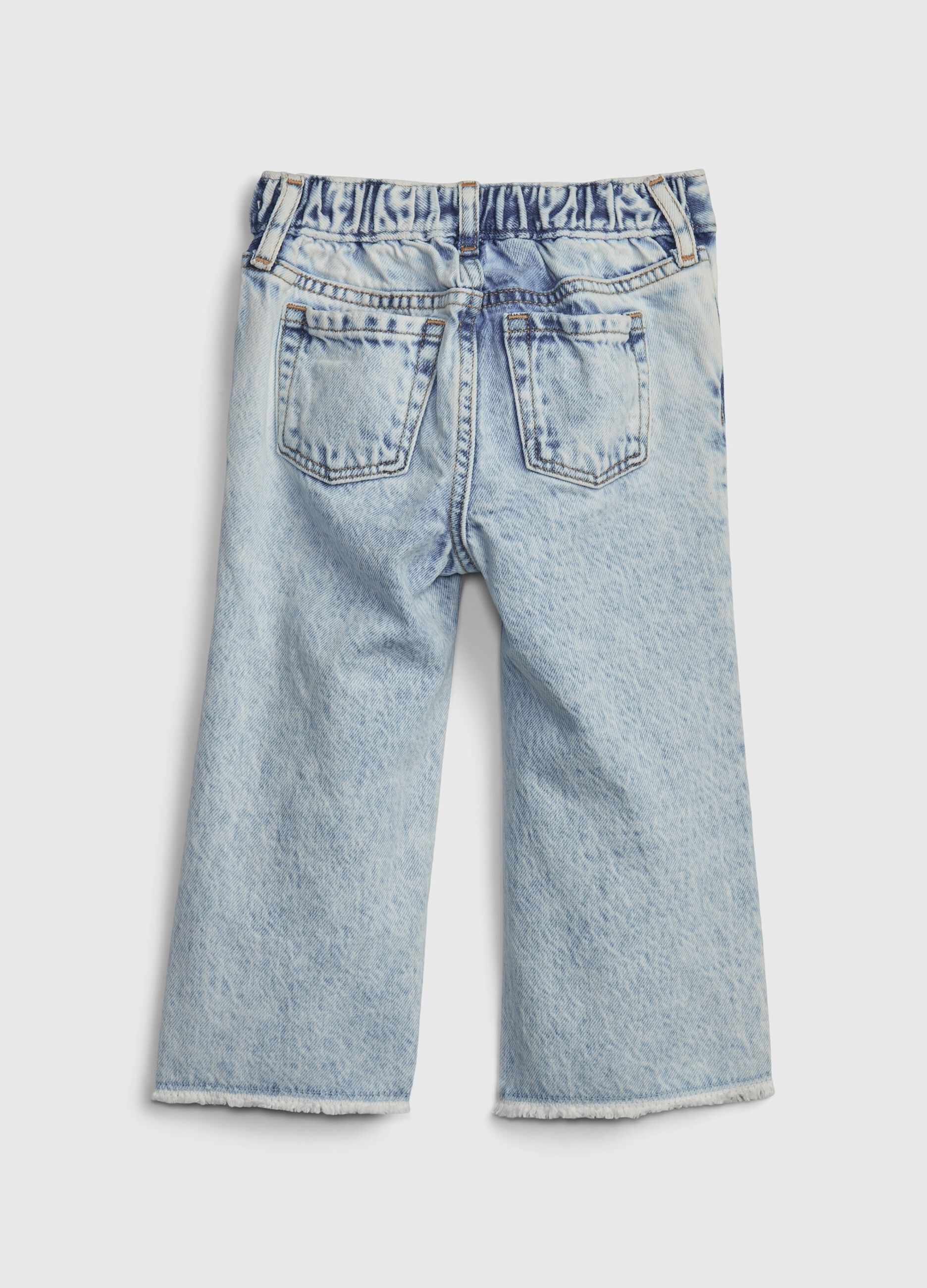 Wide-leg jeans with acid wash treatment_1