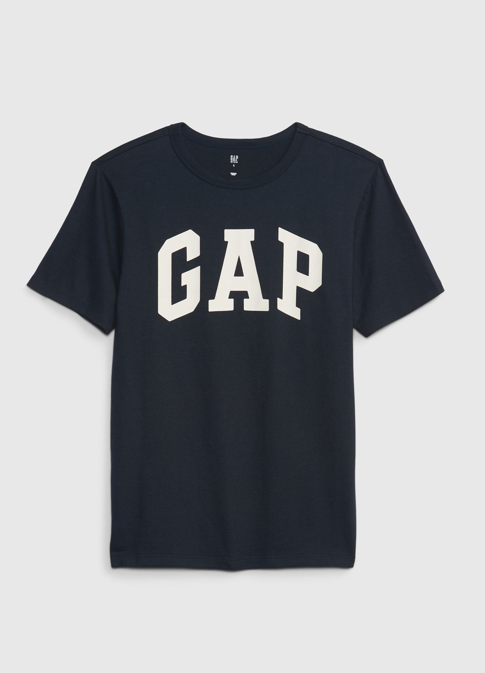 Cotton T-shirt with logo print