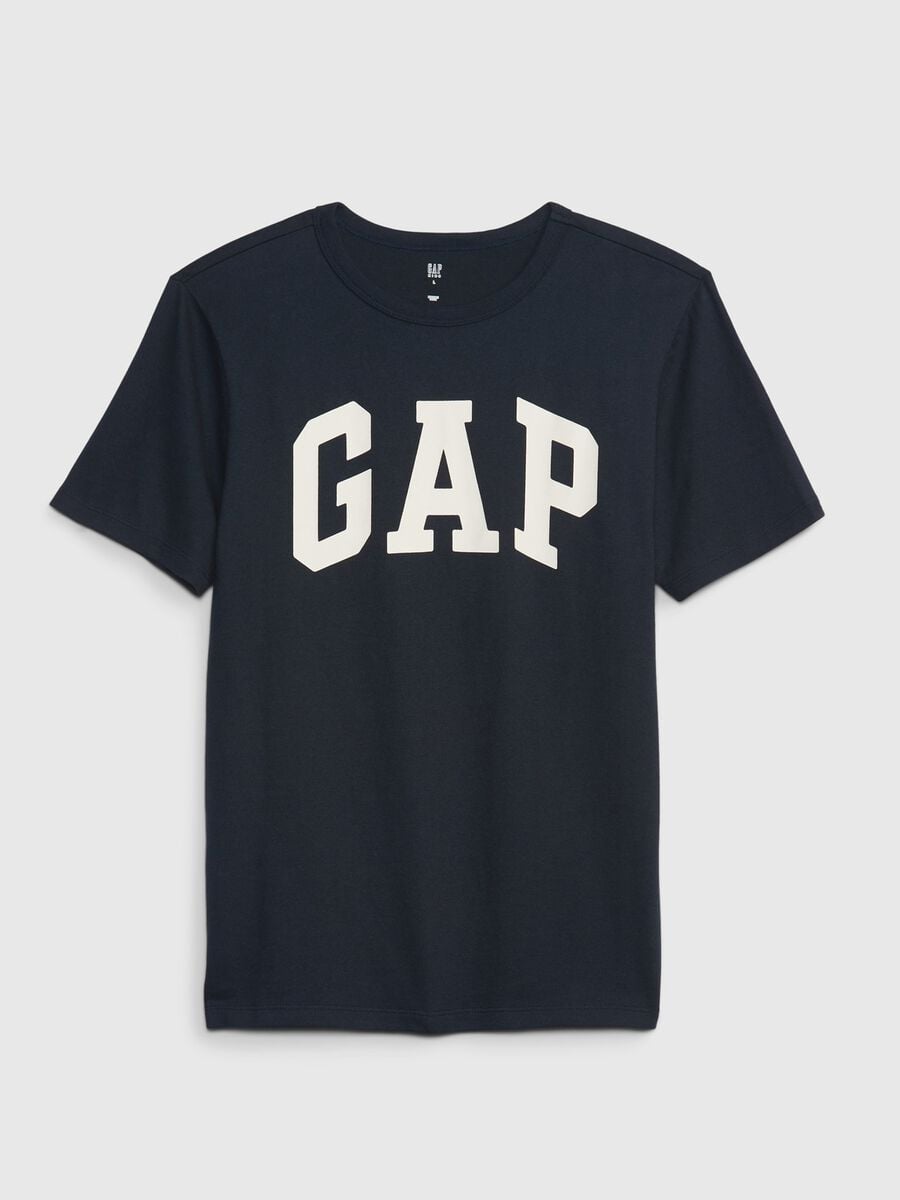 T-shirt in cotone con stampa logo Bambino_0