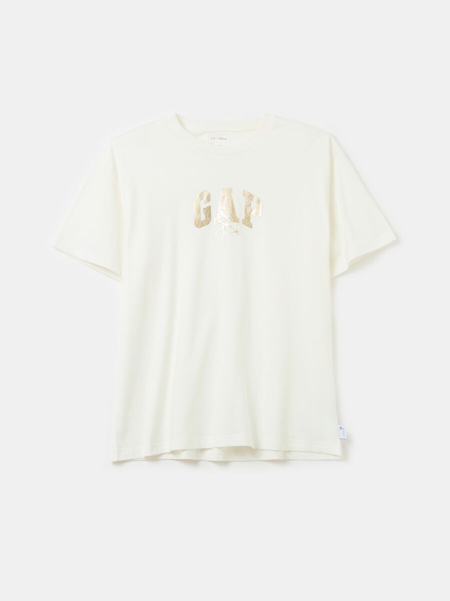 T-shirt with logo print in foil Man_0