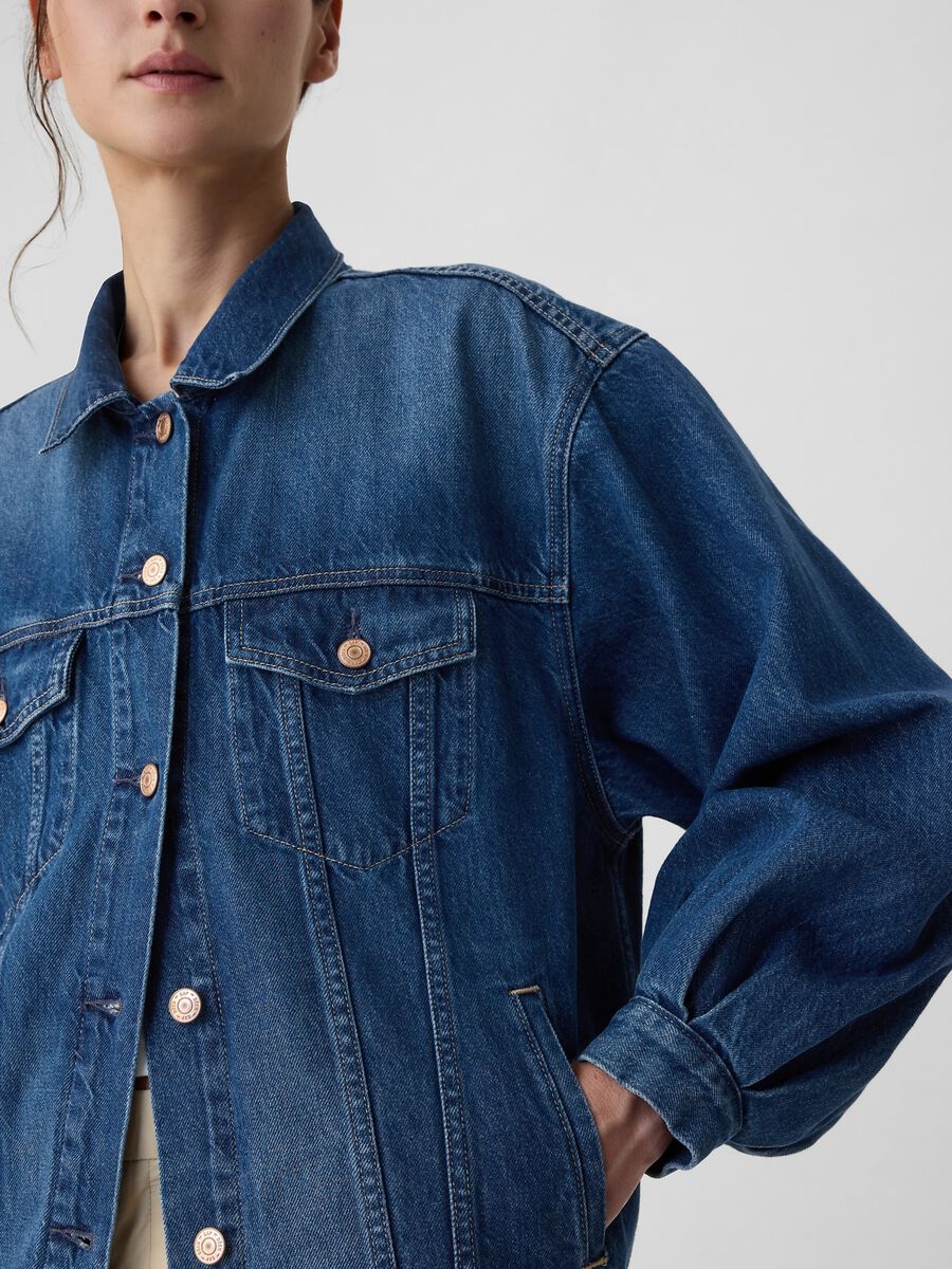 GAP x DÔEN Giacca oversize in denim Donna_1