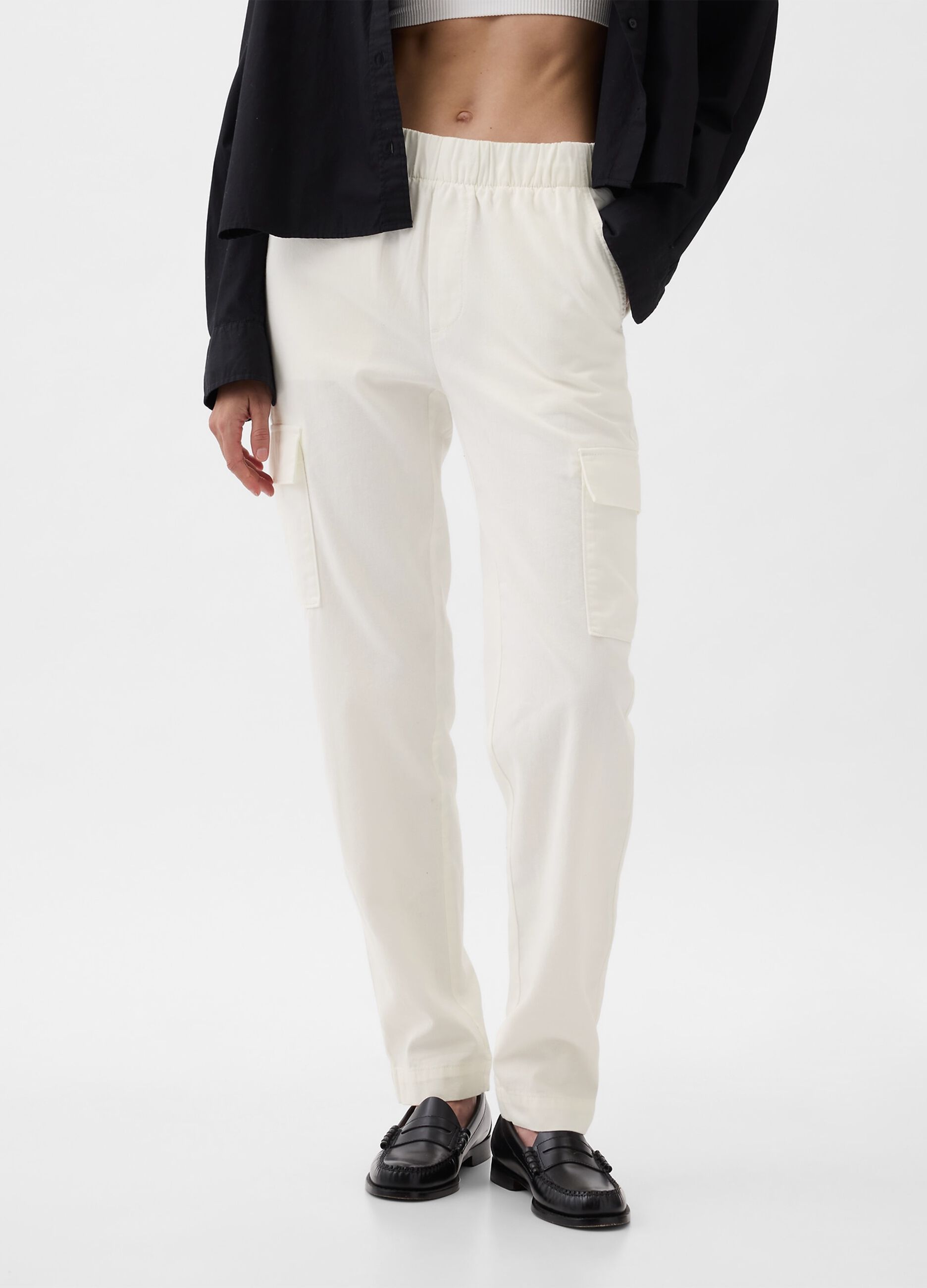 Pantalone straight fit cargo_1