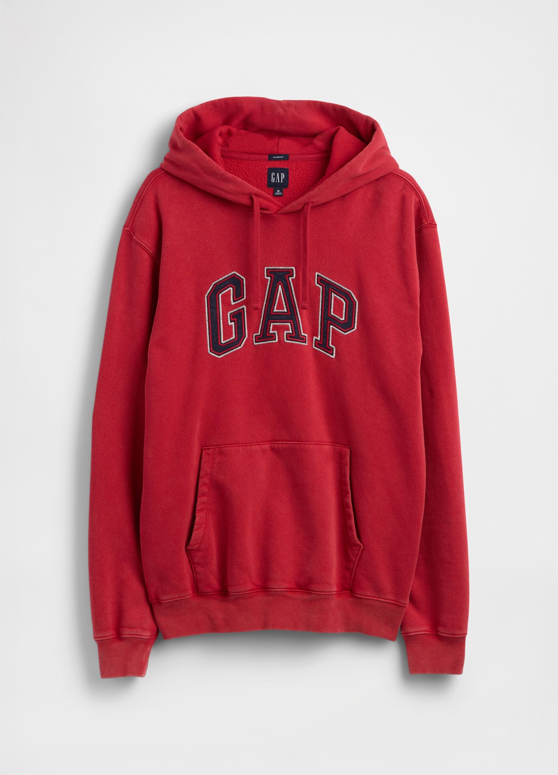 Cotton Blend Hooded Logo Sweatshirt