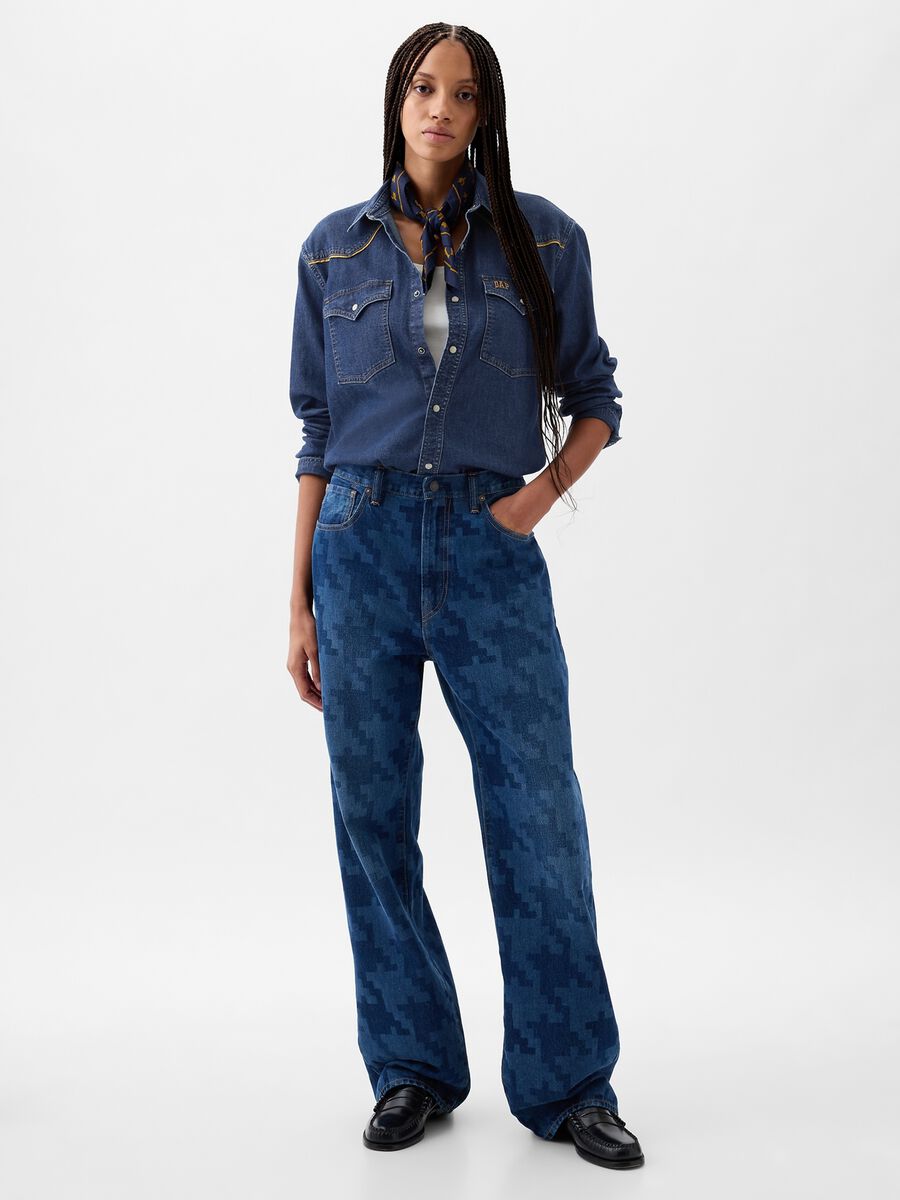DAP x GAP Camicia western in denim Unisex_0