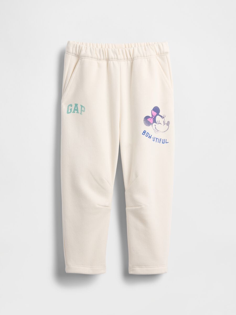 Pantaloni bianchi in puro cotone per bambina Bimba_0