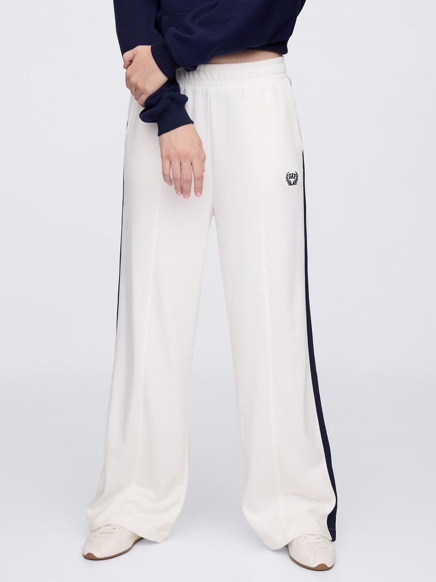 Pantaloni bianchi in misto cotone Gap Donna_1