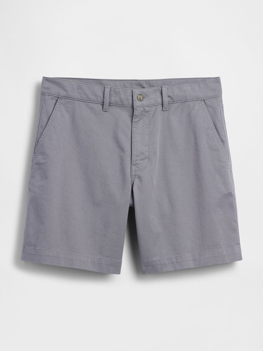 Stretch cotton shorts Man_5