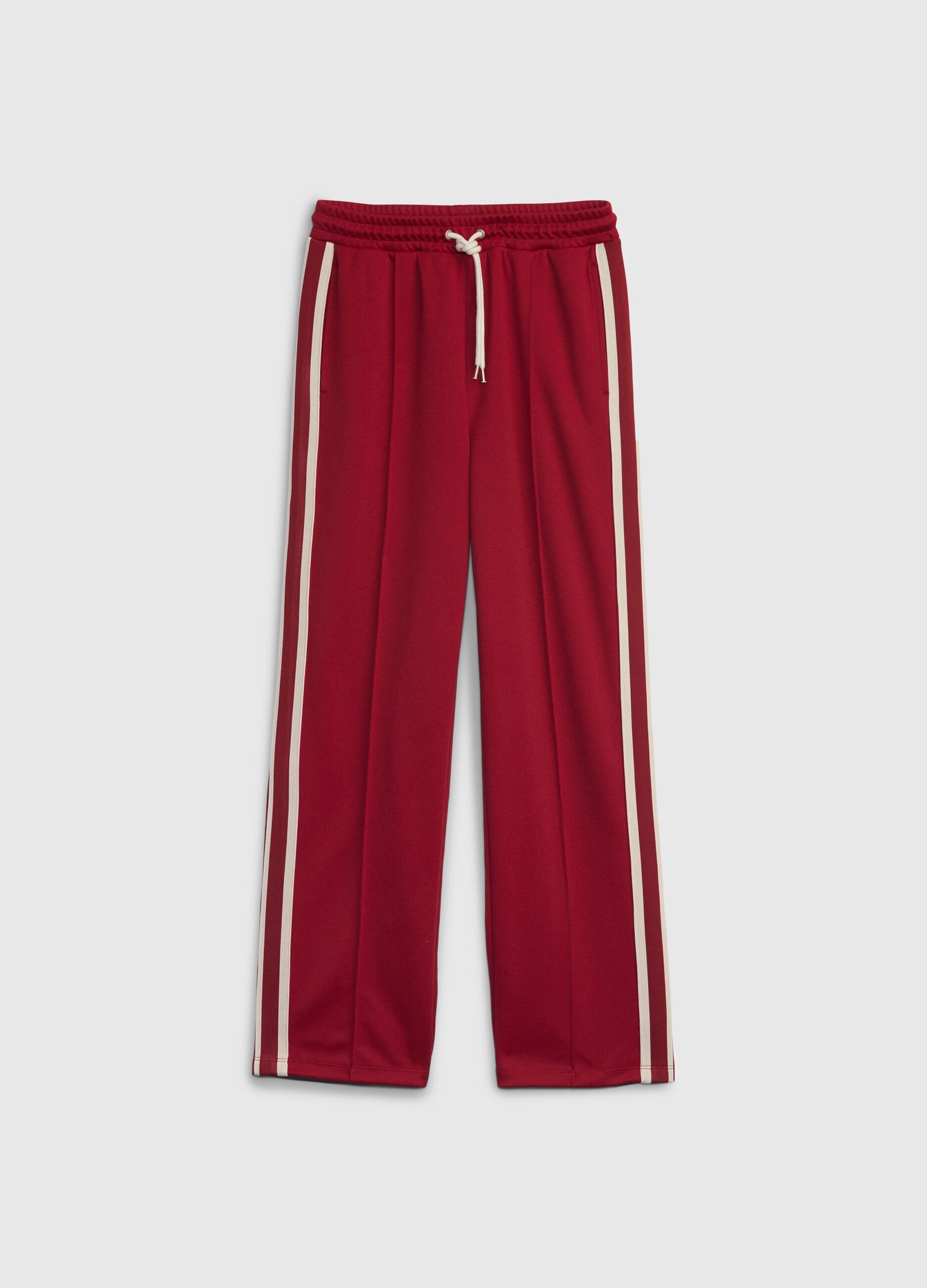 Straight-fit joggers with contrasting bands_3