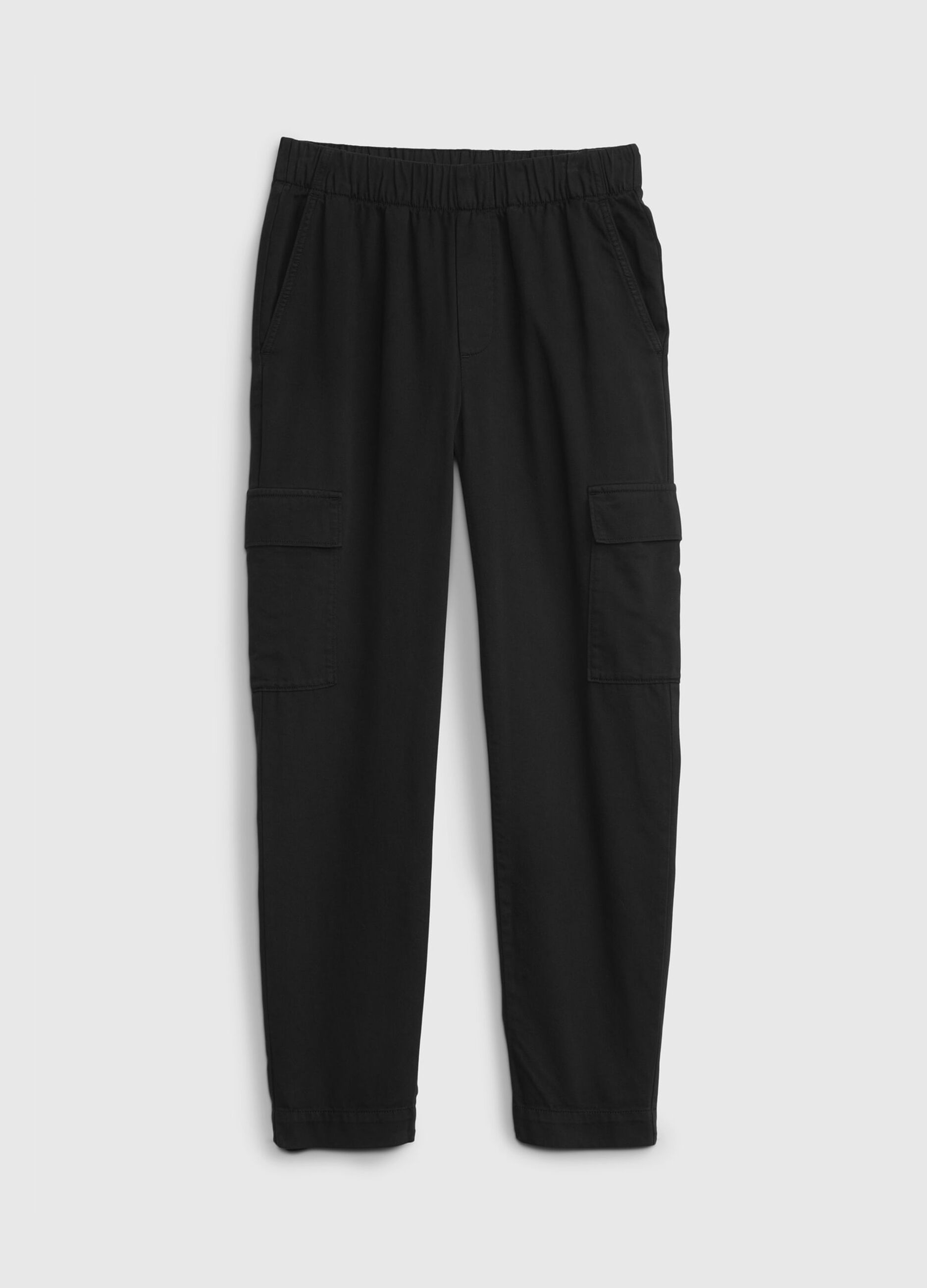 Joggers cargo in twill_5