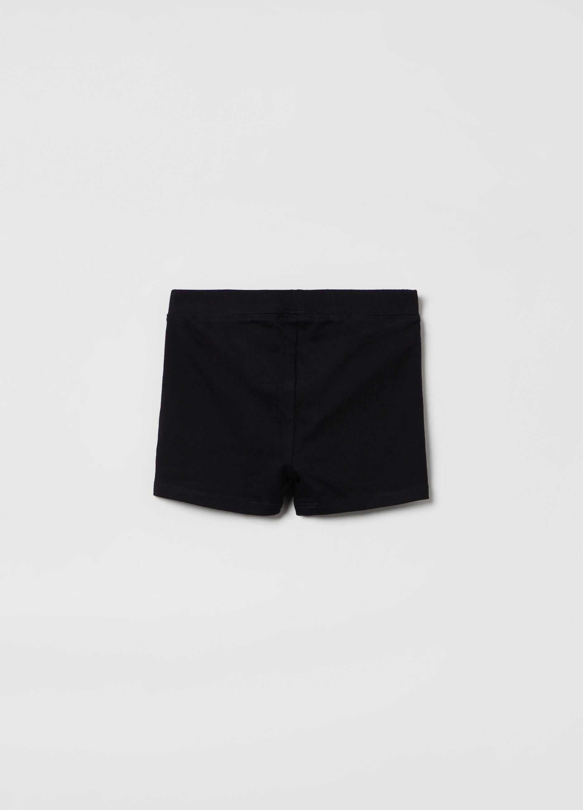 Shorts in cotone bio tinta unita_1