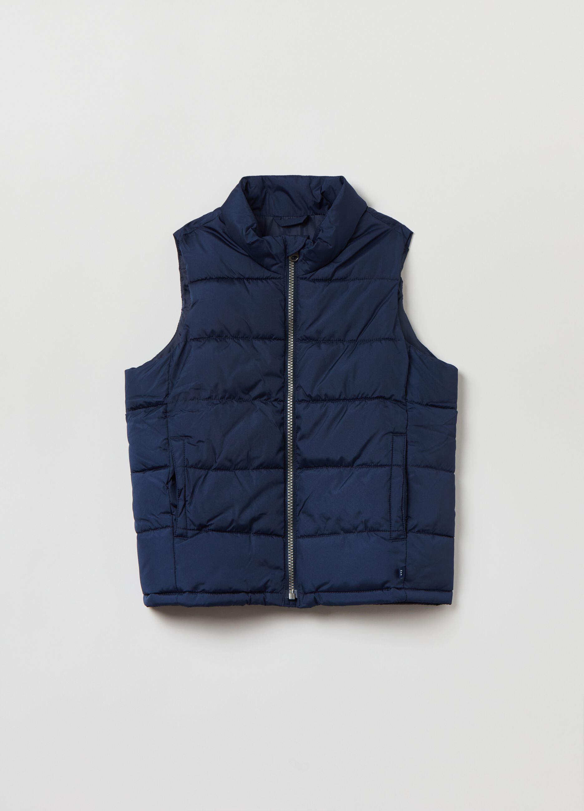 Quilted full-zip gilet