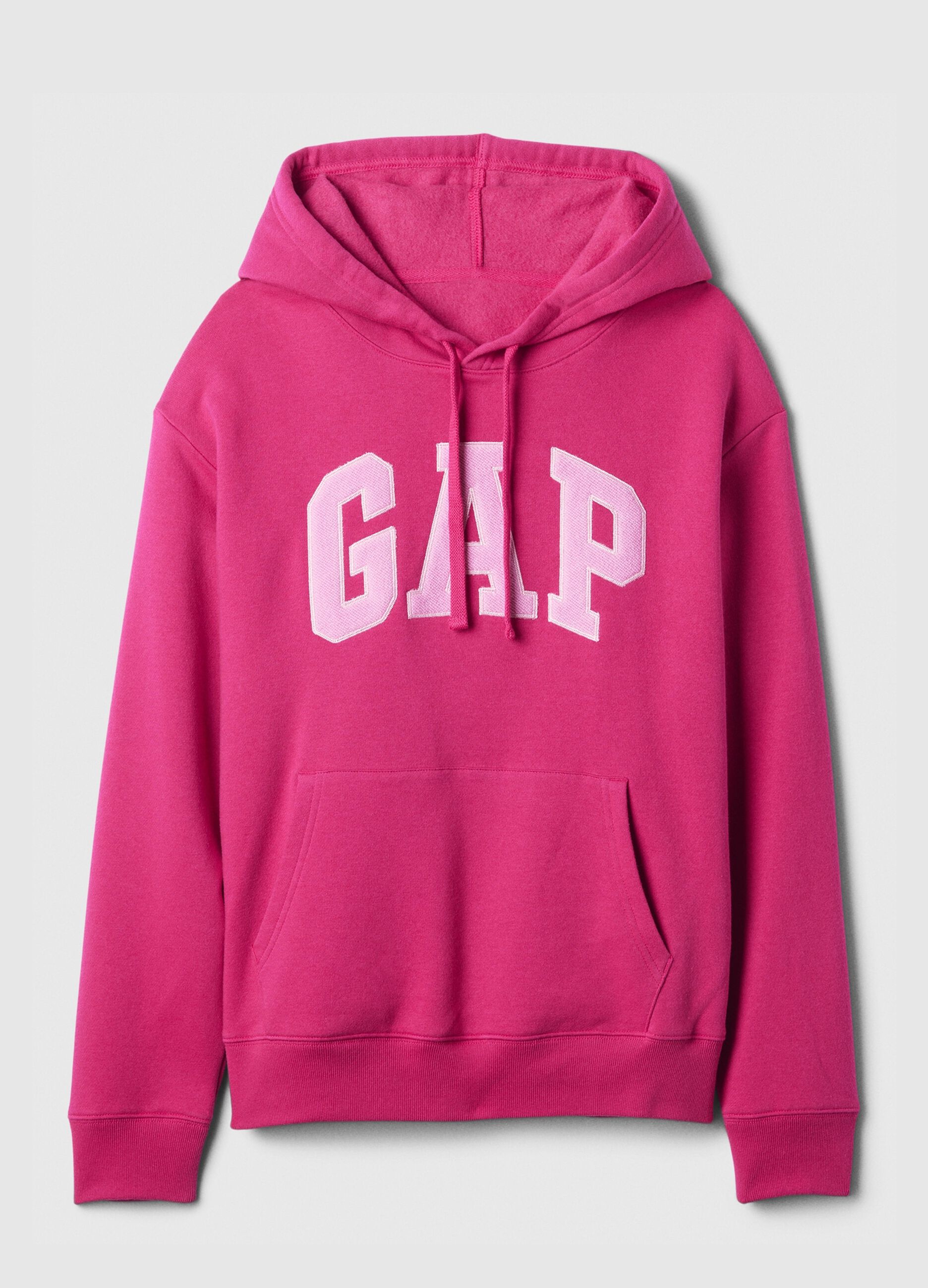 Sweatshirt with hood and logo