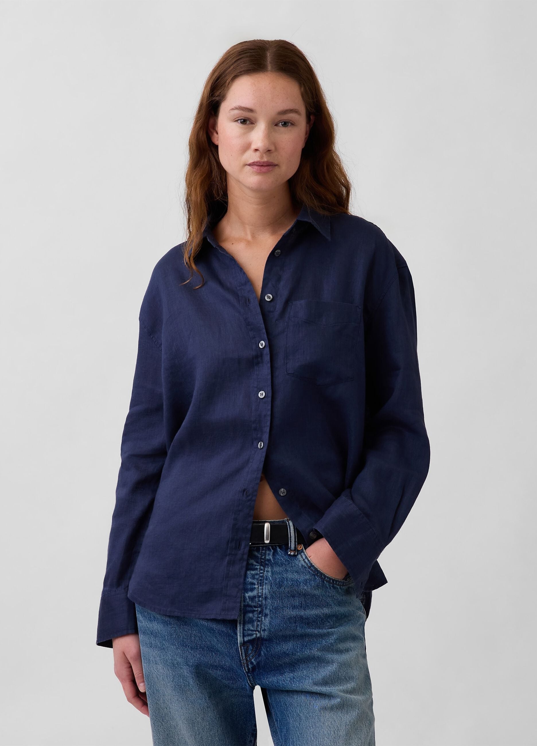 Camicia in puro lino