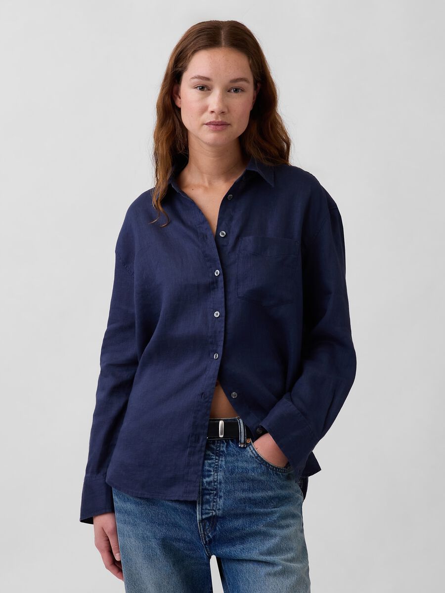 Camicia in puro lino Donna_0