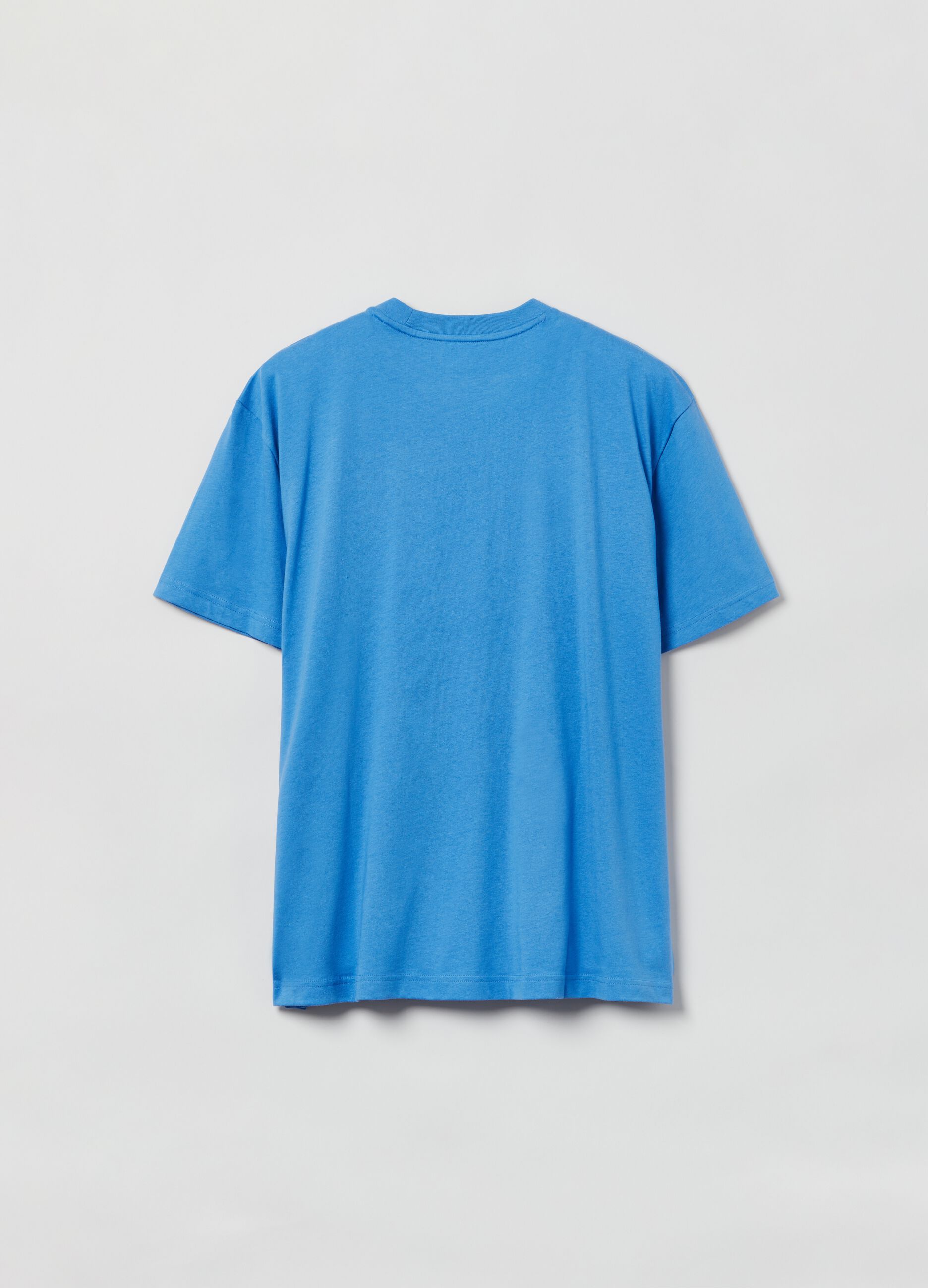 T-shirt girocollo in cotone_2