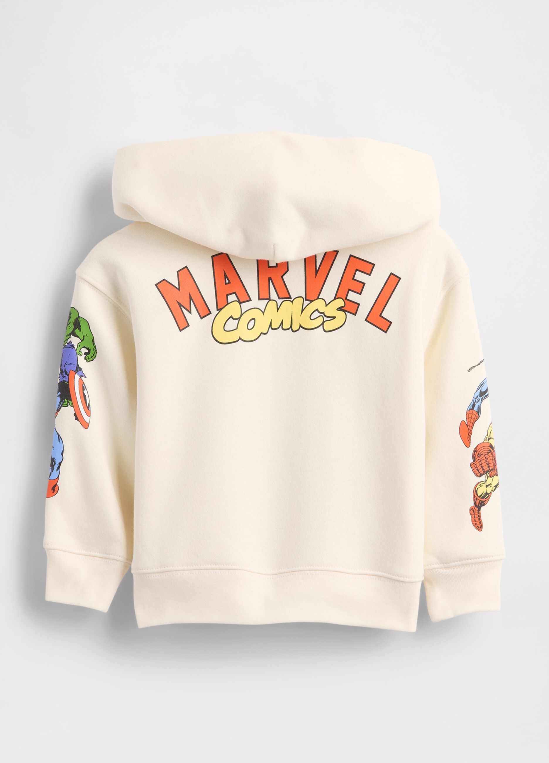 Felpa beige in cotone Marvel