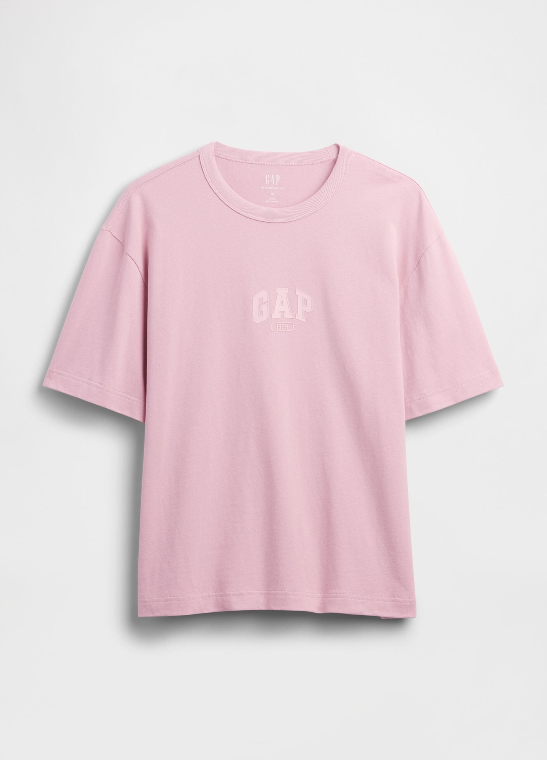 T-shirt in puro cotone a maniche corte con logo GAP