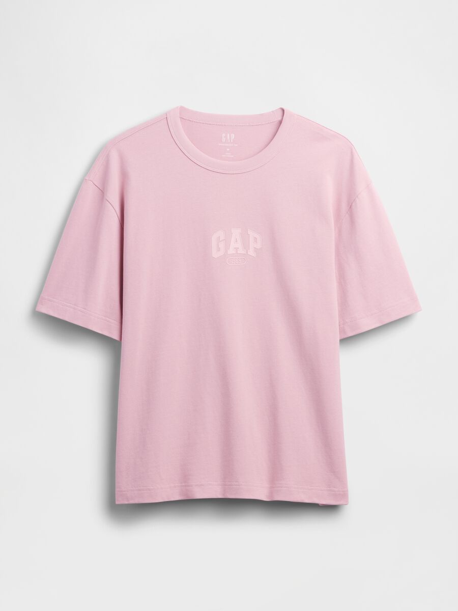 T-shirt in puro cotone a maniche corte con logo GAP Uomo_3