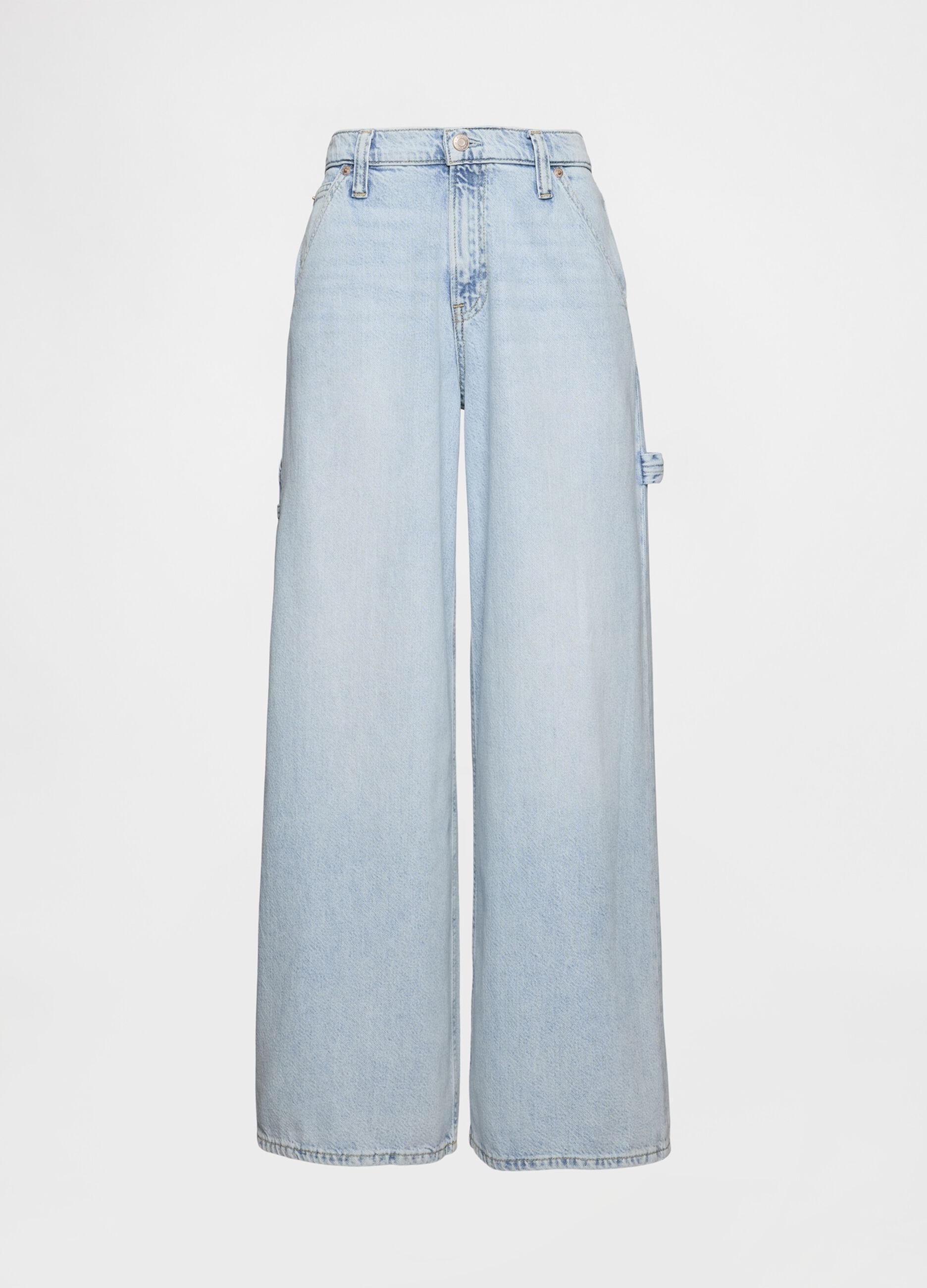 Jeans a gamba larga in misto cotone e Lyocell_4