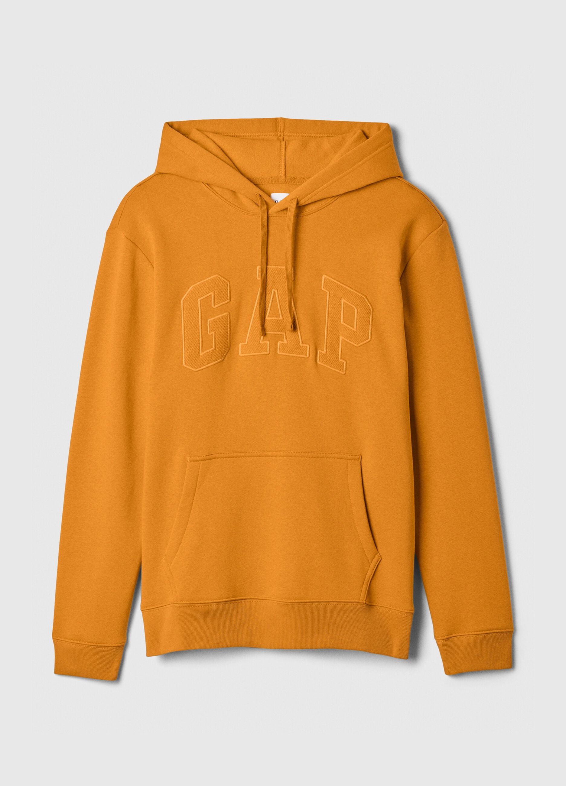 Felpa con cappuccio ricamo logo_3