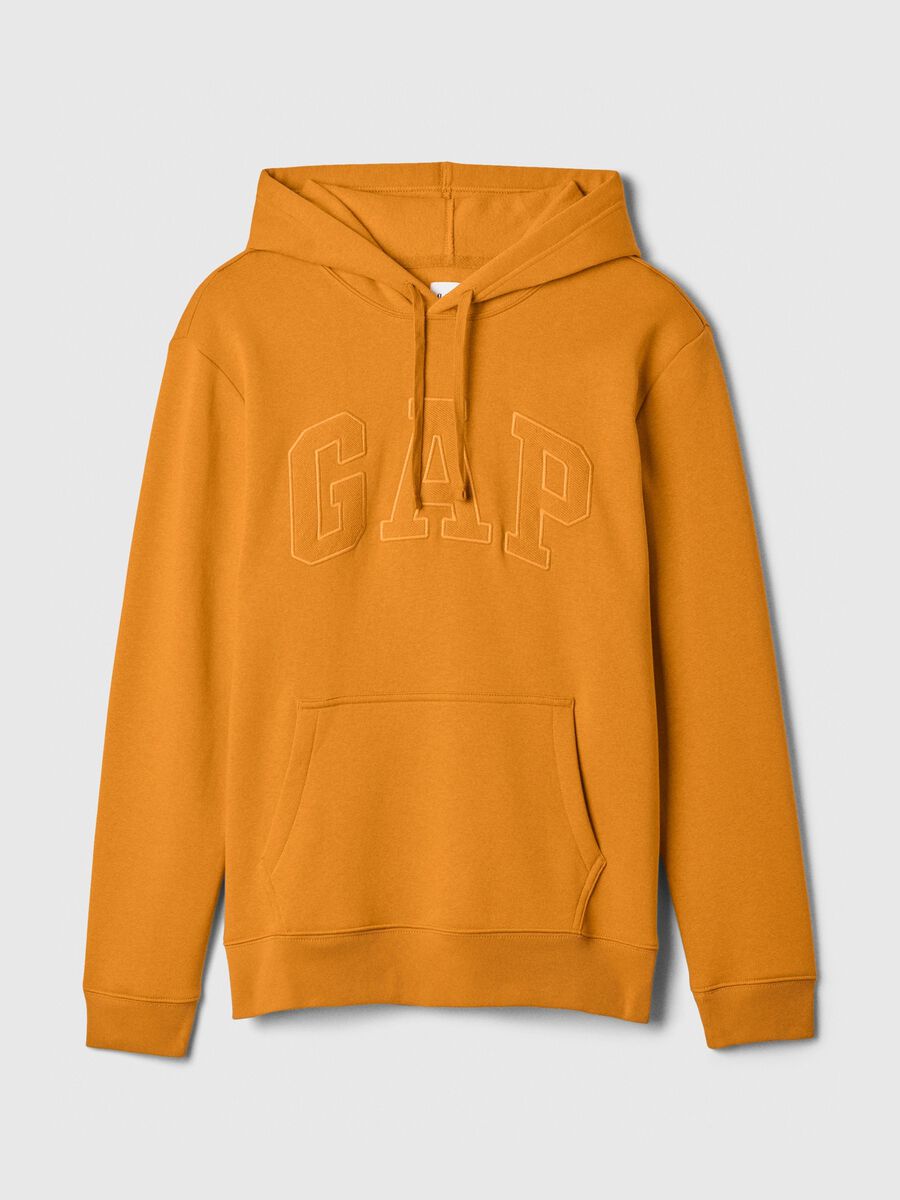 Felpa con cappuccio ricamo logo Uomo_3