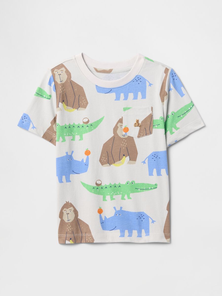 Maglietta con fantasia animali per bambini Baby Boy_0