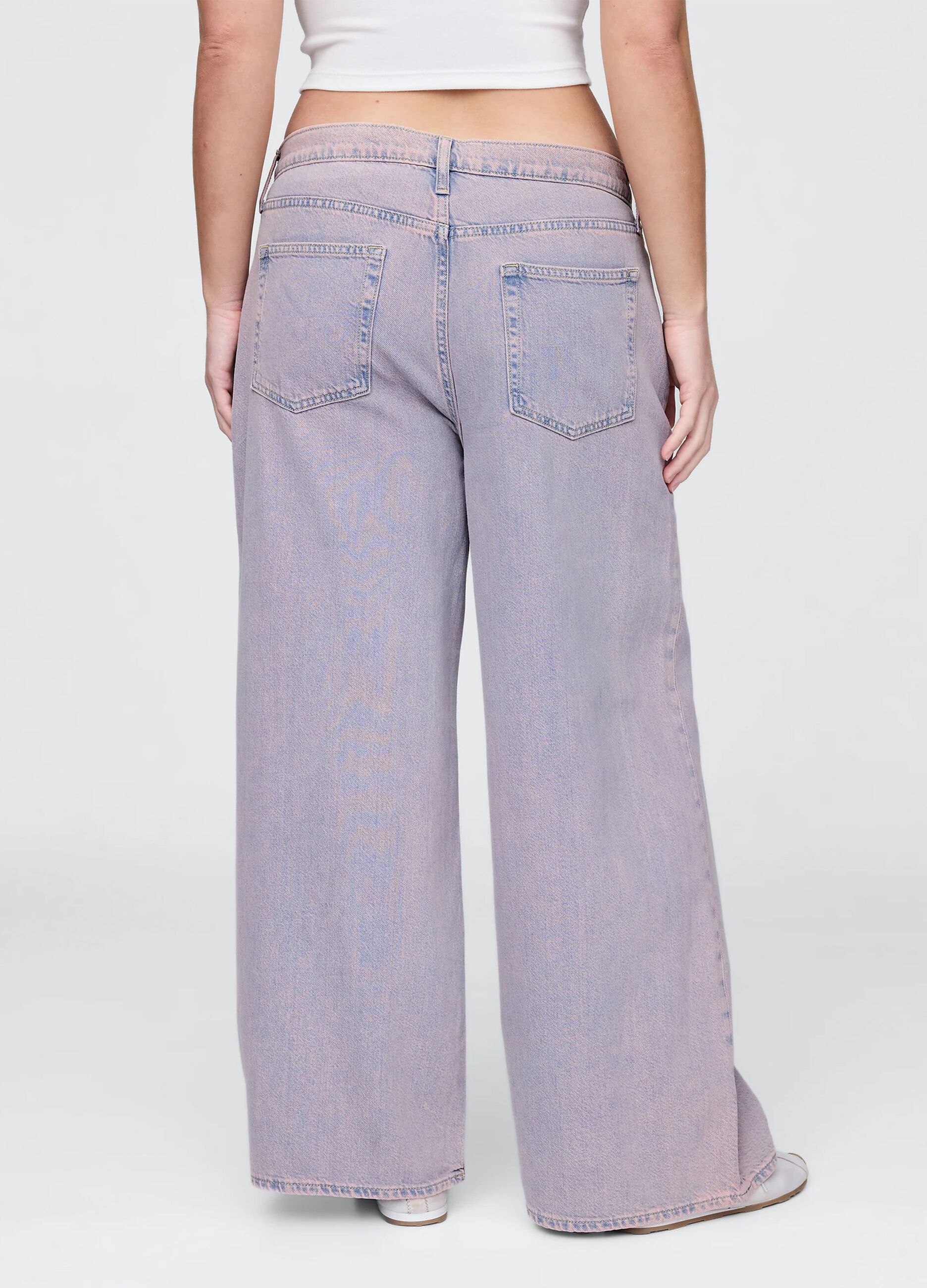 Pantaloni a gamba larga in cotone e Lyocell_2