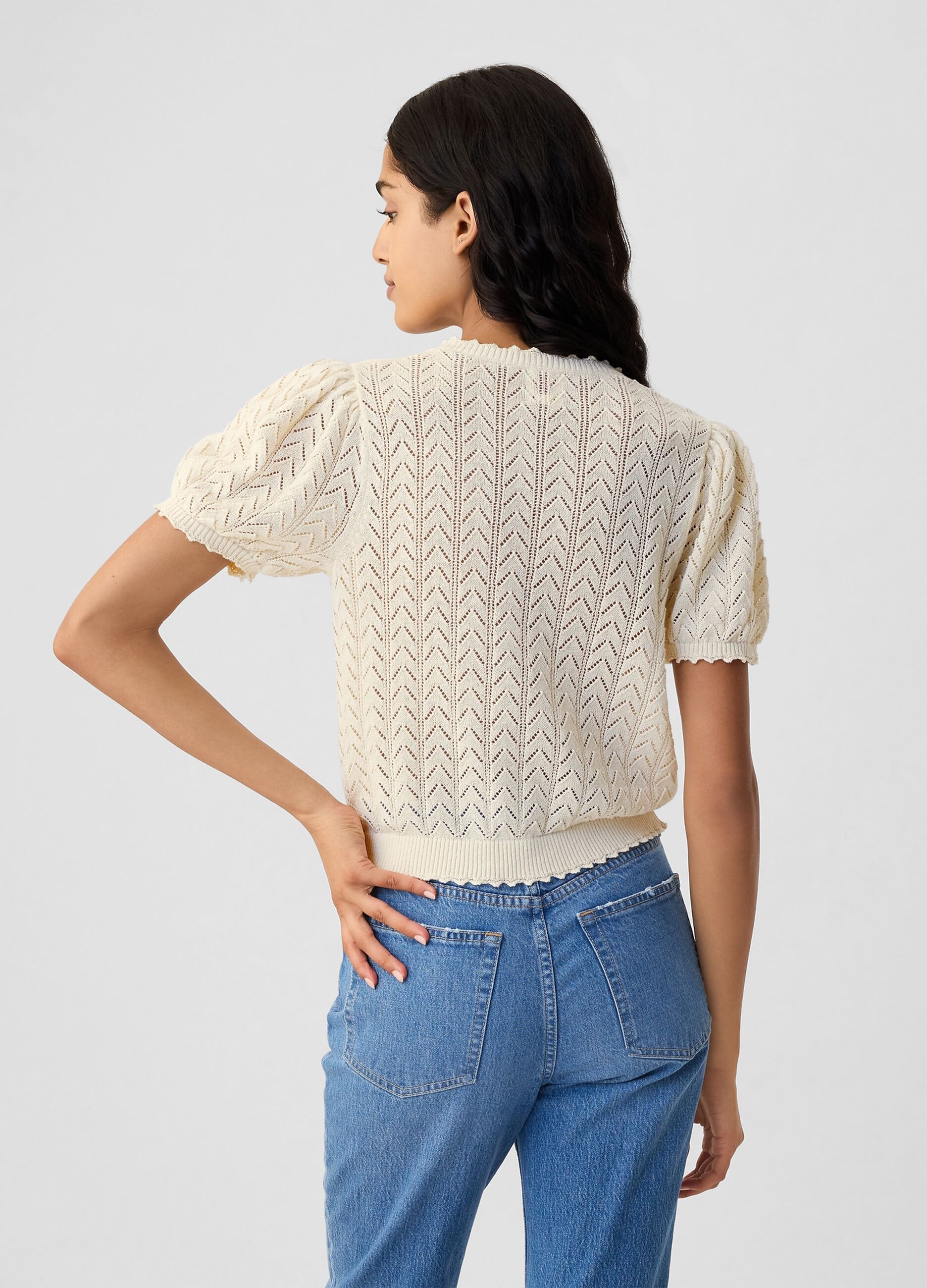 GAP x DÔEN Maglia pointelle_2