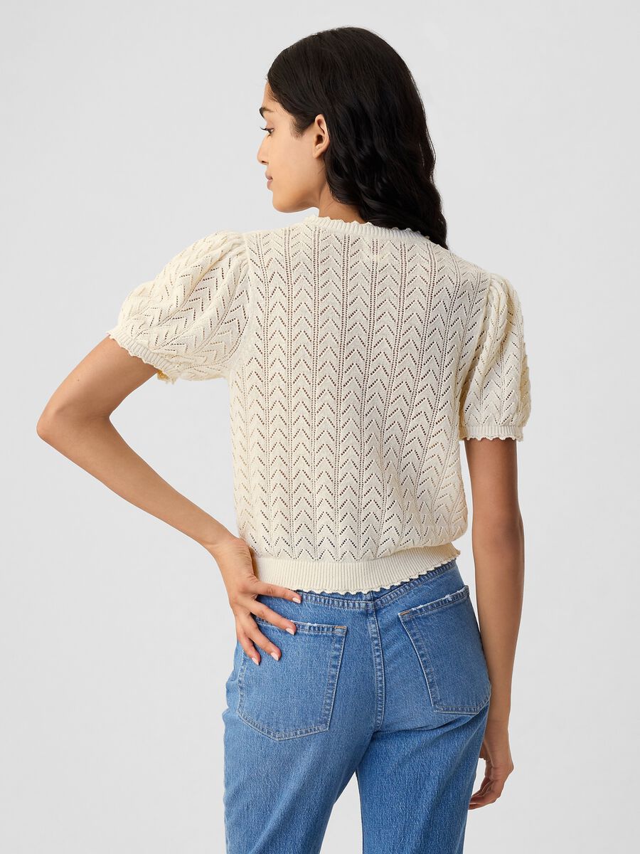 GAP x DÔEN Maglia pointelle Donna_2