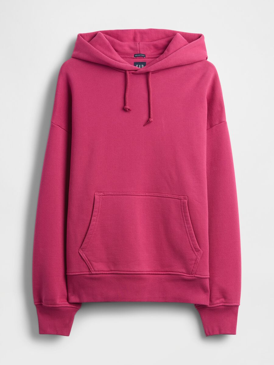 Pink Cotton-Blend Hoodie Man_4