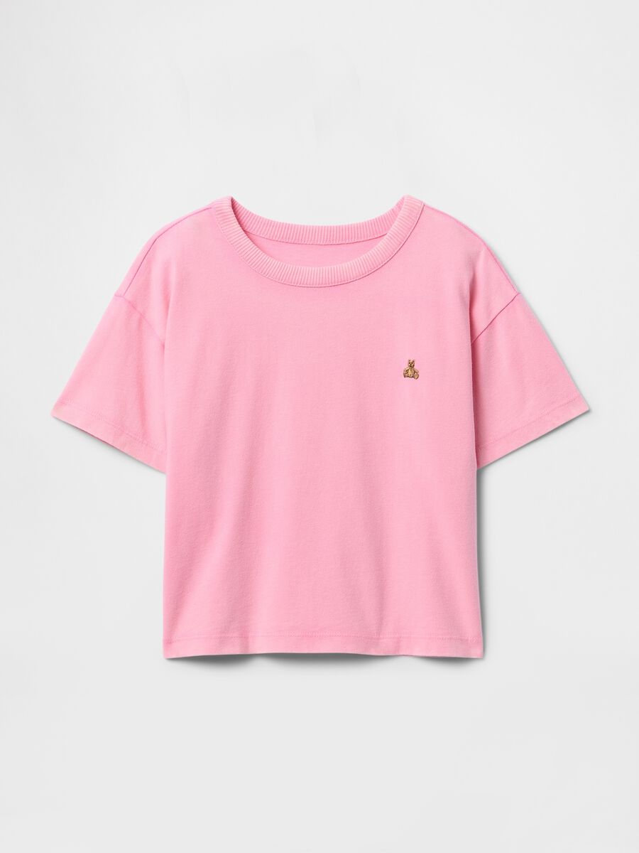 Maglietta oversize rosa per bambina Baby Boy_2