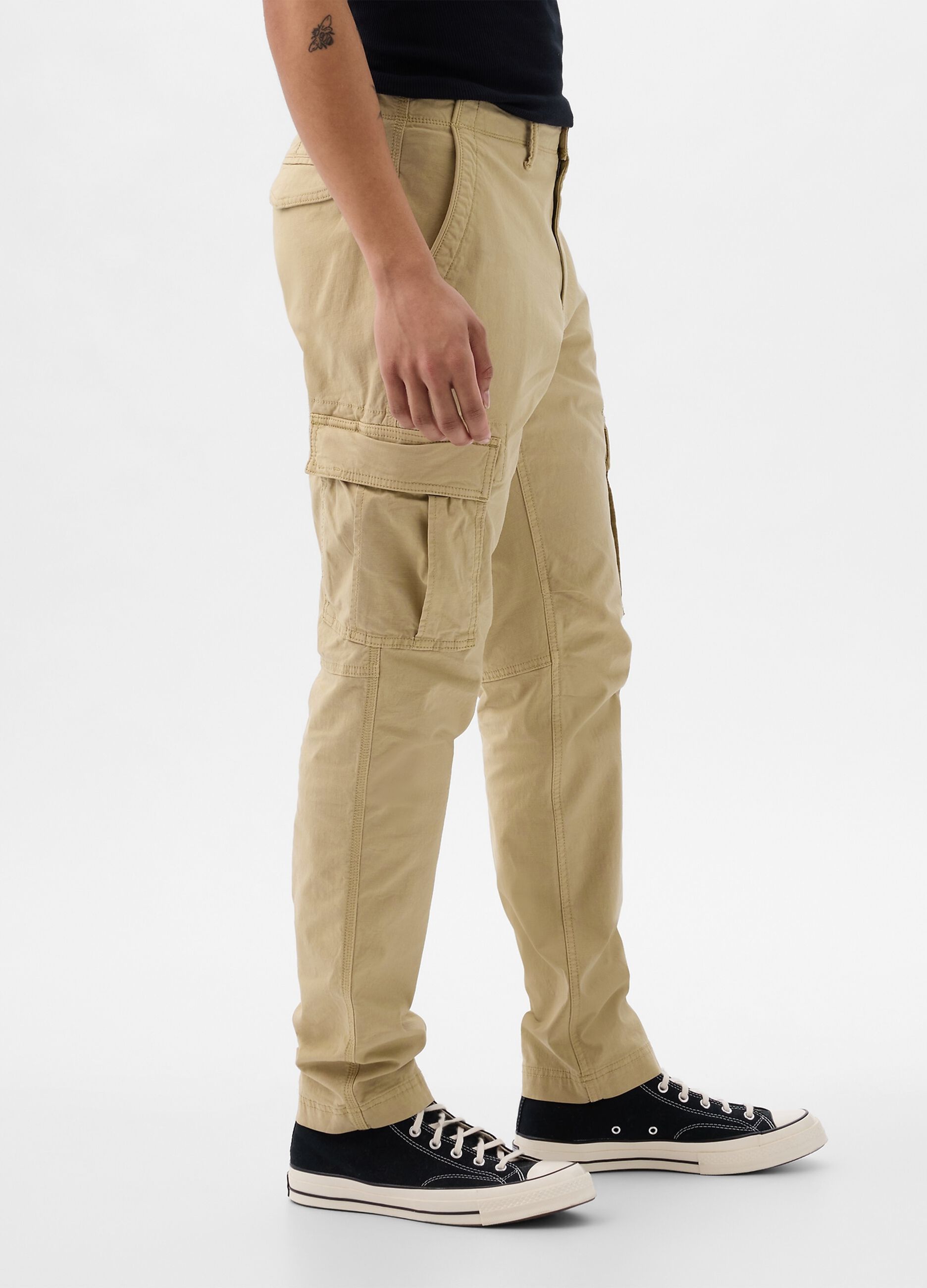 Cargo trousers in stretch cotton_3