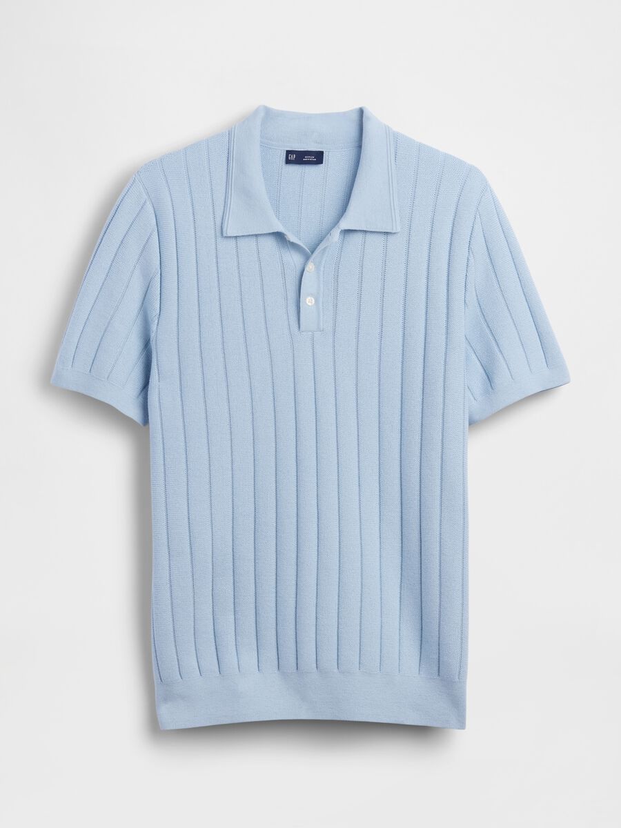 Polo in puro cotone a maniche corte Uomo_3
