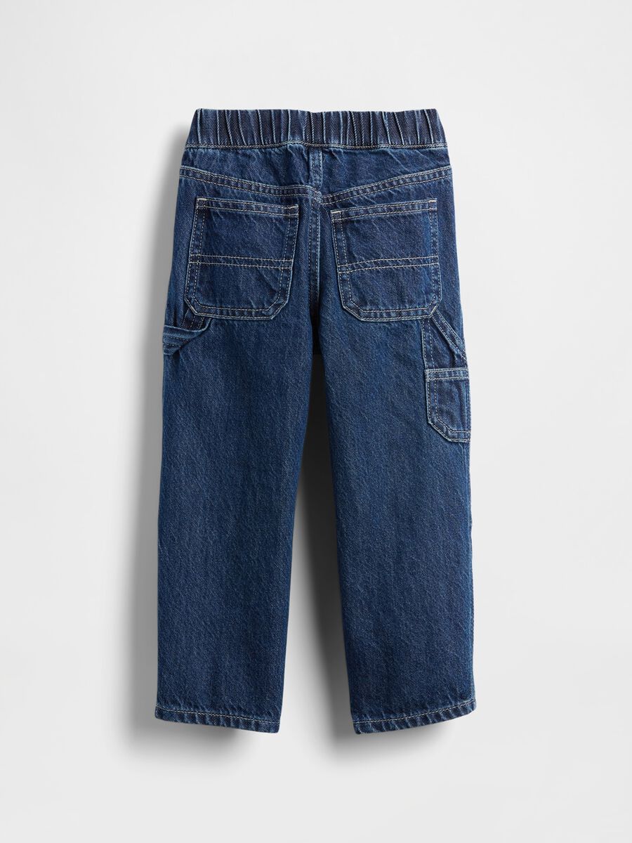 Pantaloni blu in denim per bambino Baby Boy_2