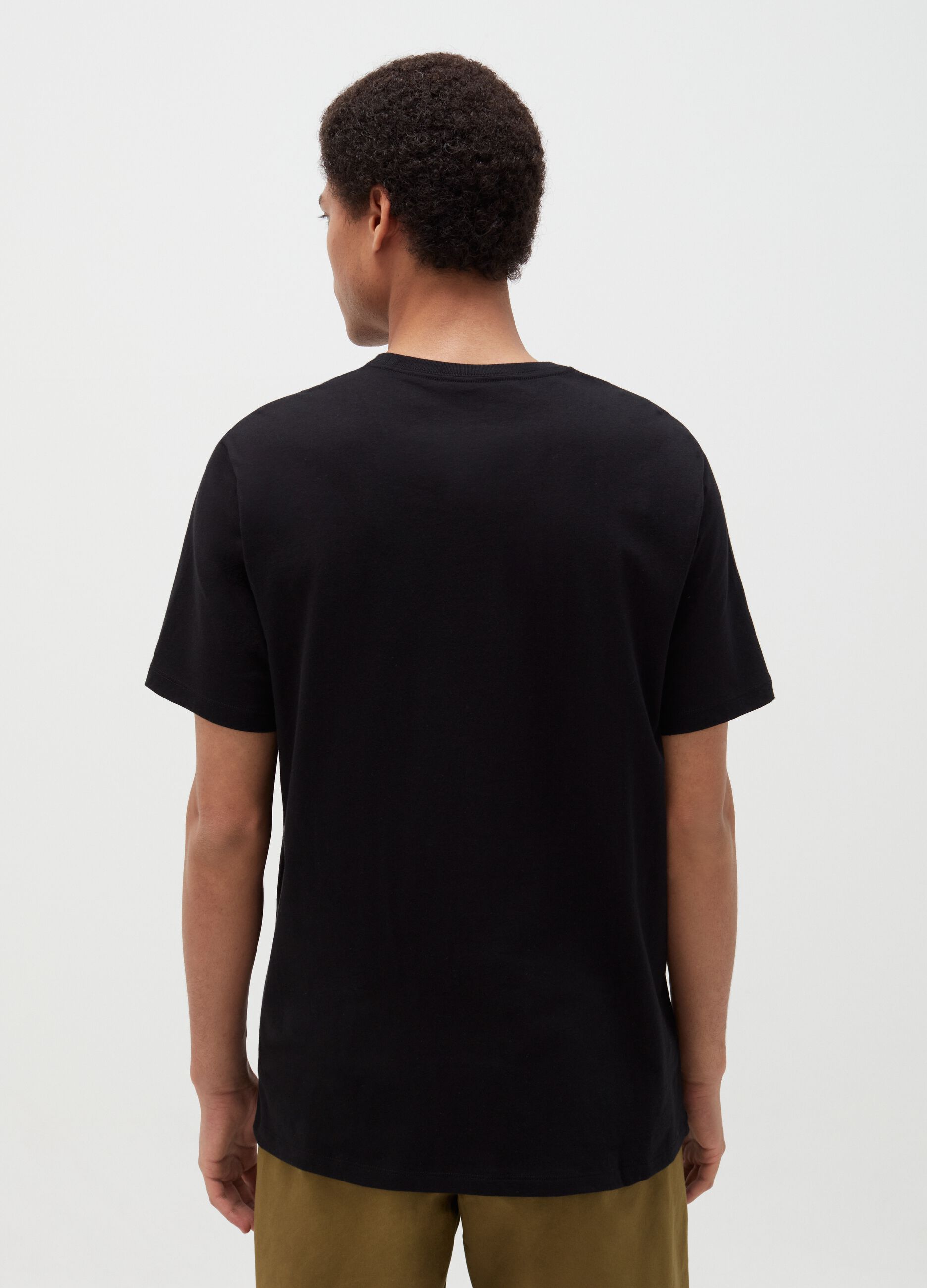 T-shirt girocollo con logo _2