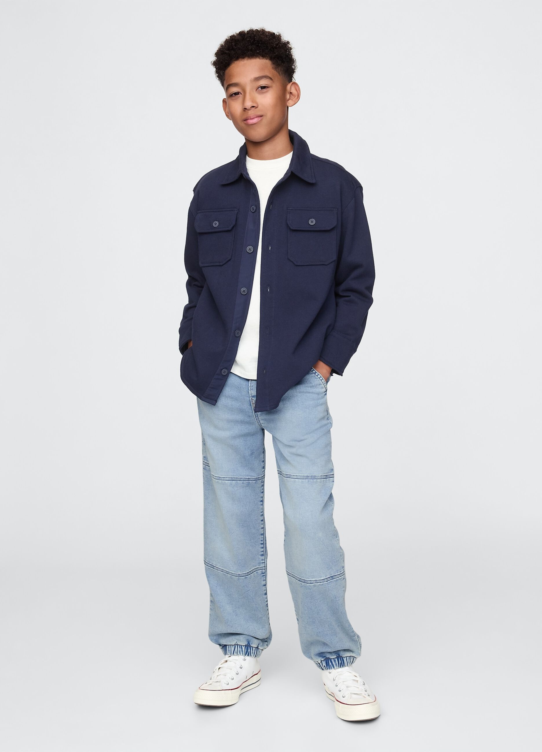 Pantaloni denim azzurri