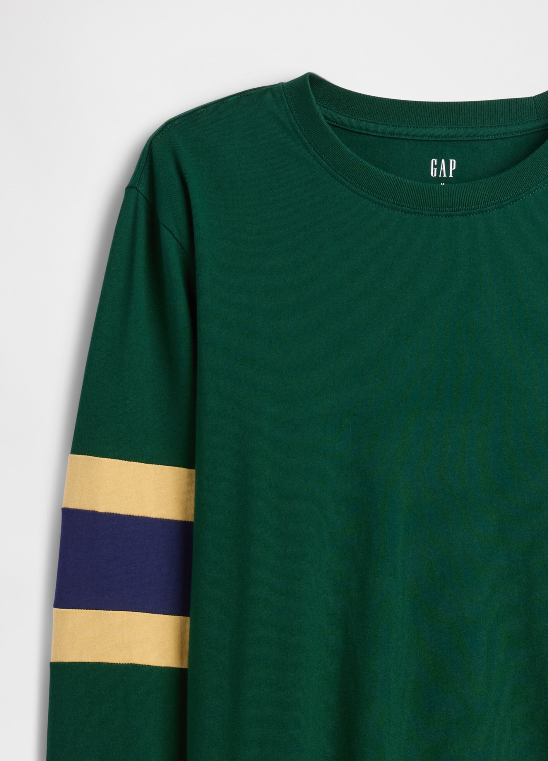 Maglia verde a maniche lunghe in cotone_4