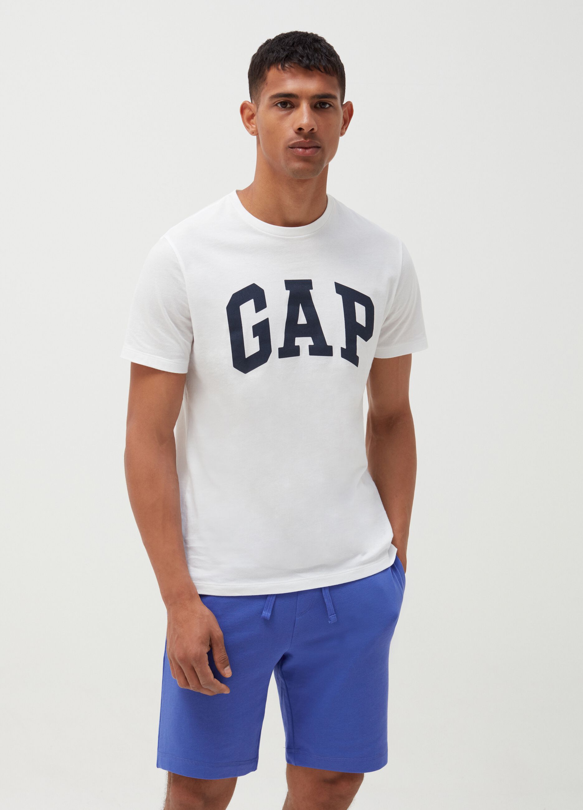 Shorts in felpa con logo