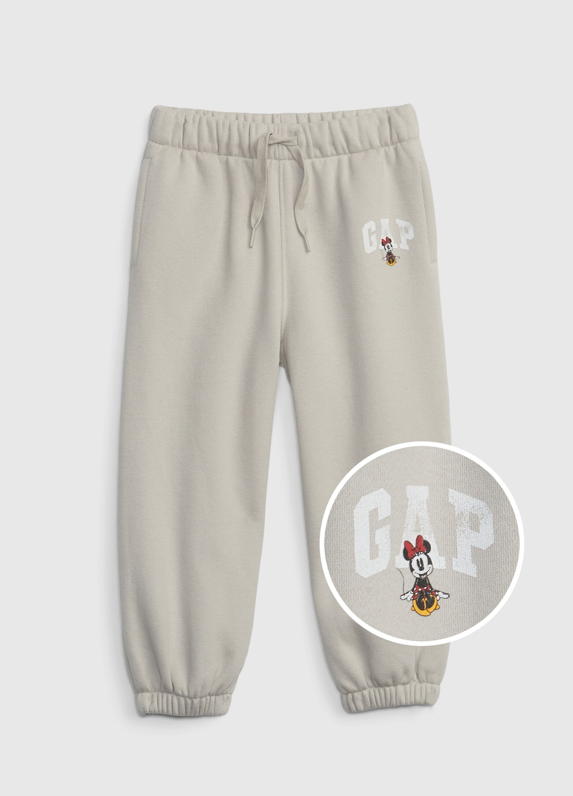 Joggers with Disney Baby Minnie logo and print