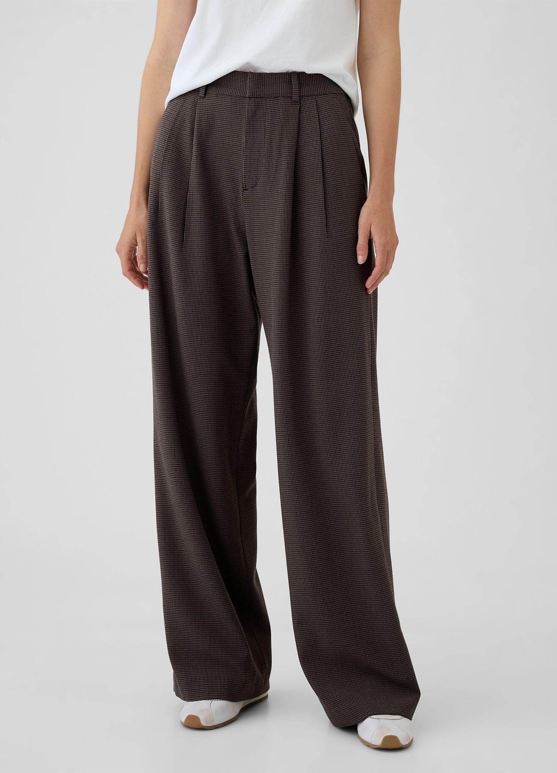 High-rise houndstooth trousers_1