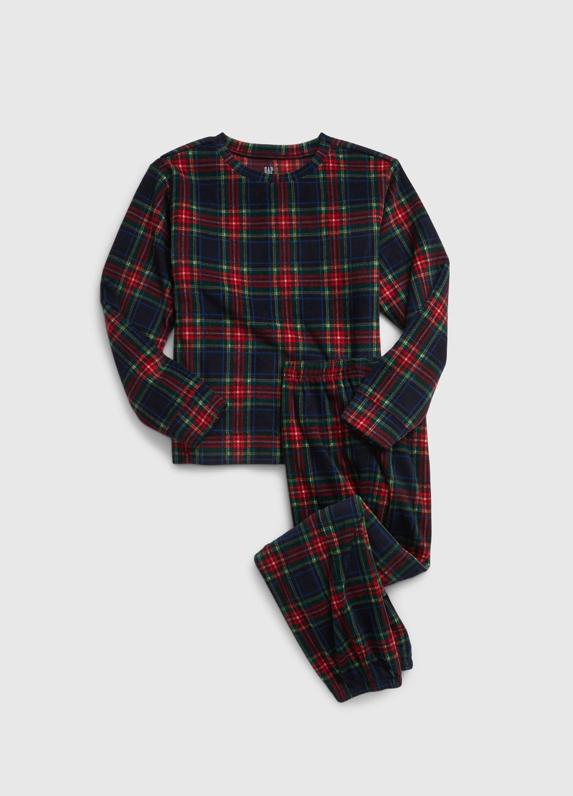 Full-length pyjamas in flannel