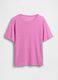 T-shirt a maniche corte in misto lino_3