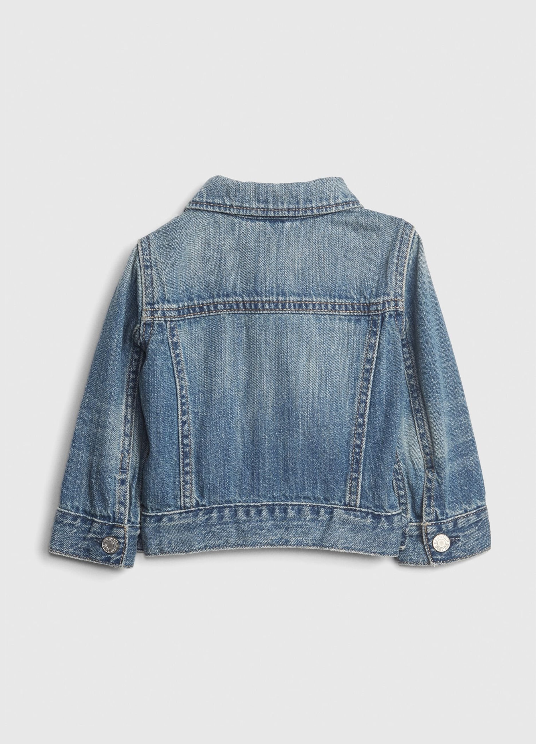Jacket in 100% cotton denim