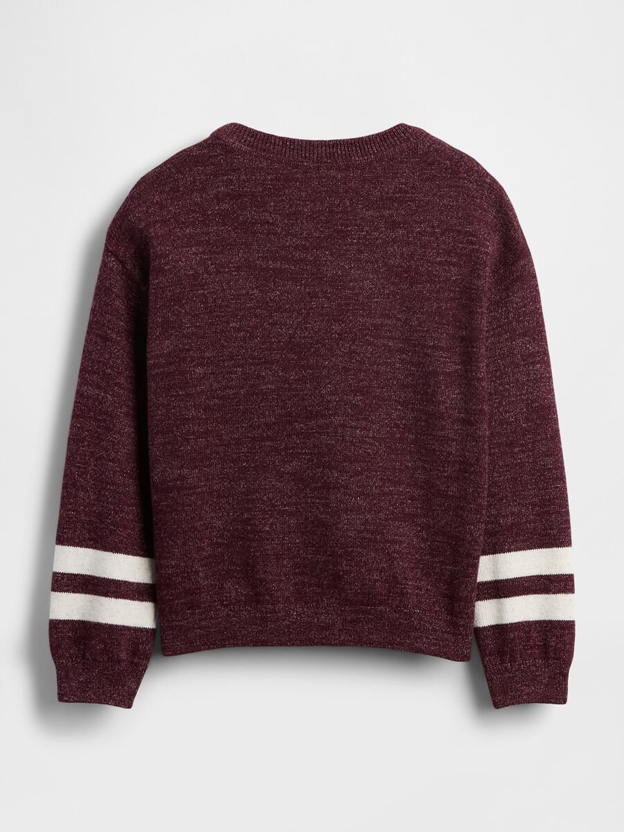Maglione rosso bordò per bambino Bimbo_1