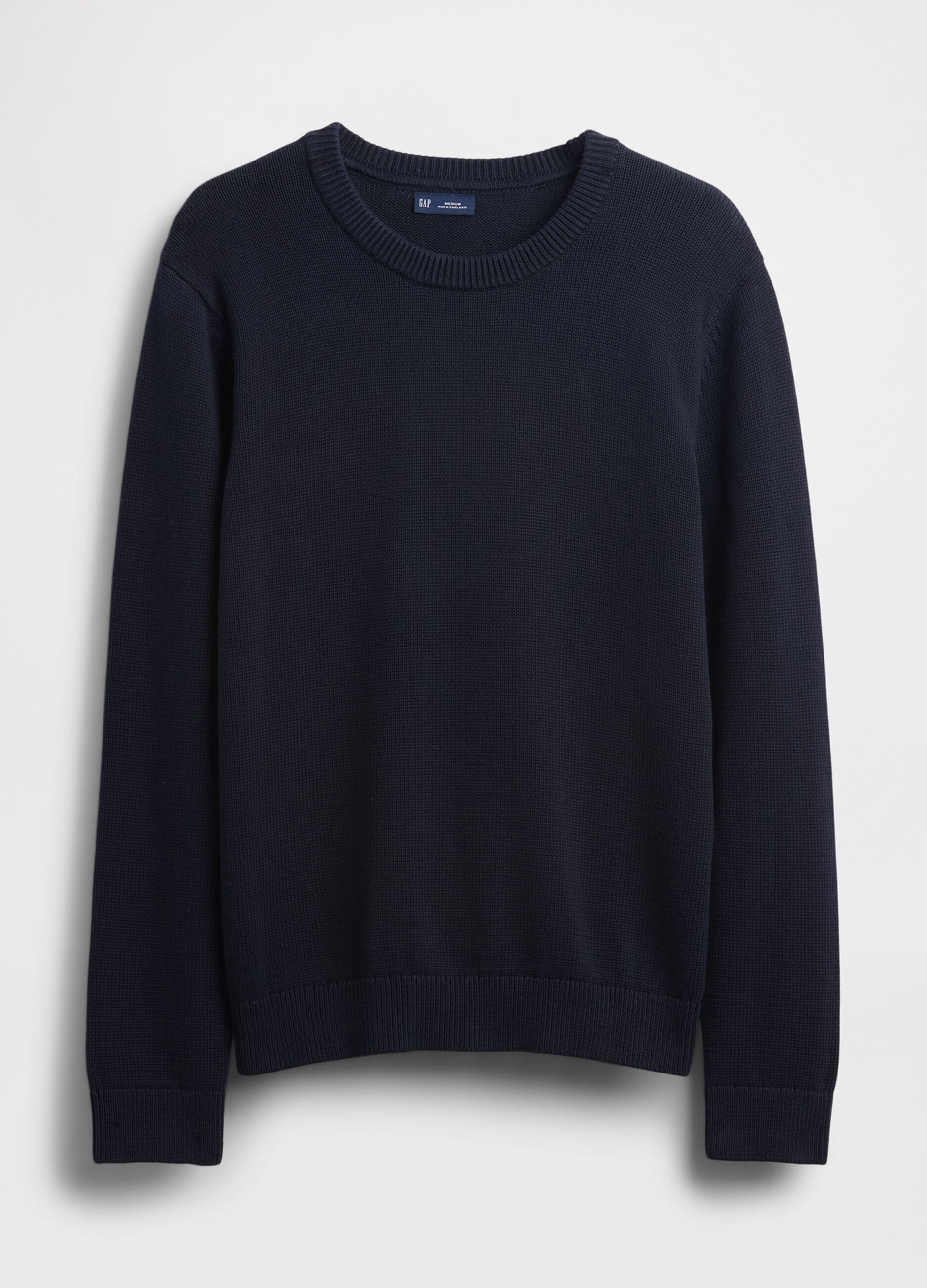 Maglione blu in cotone_4