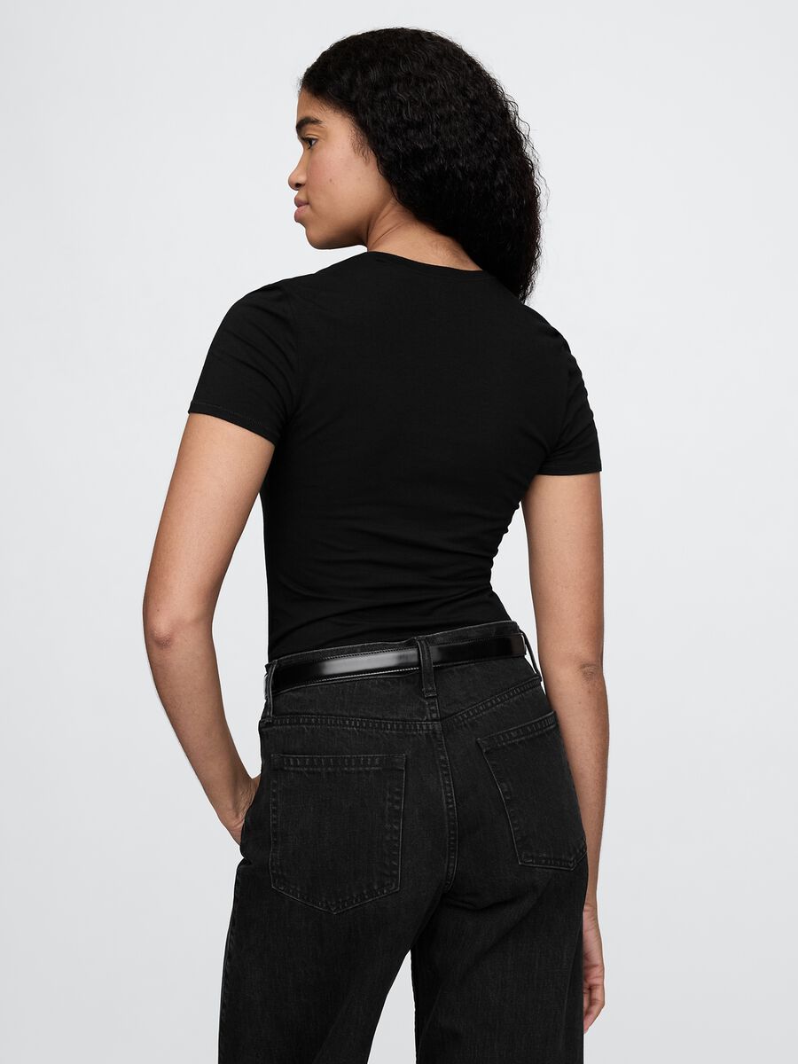 Body in cotone elasticizzato Donna_1