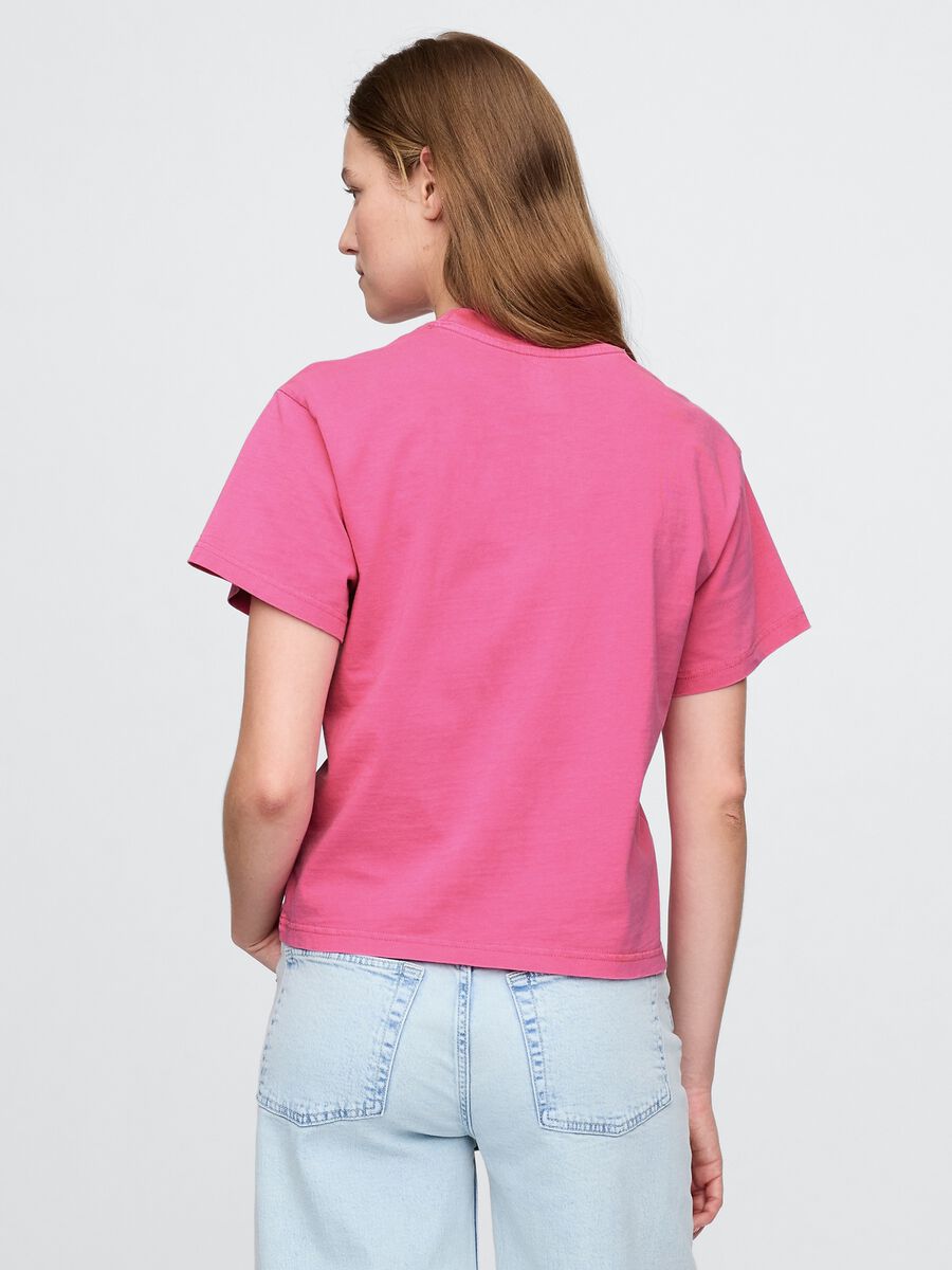 Cotton T-shirt with print Woman_1