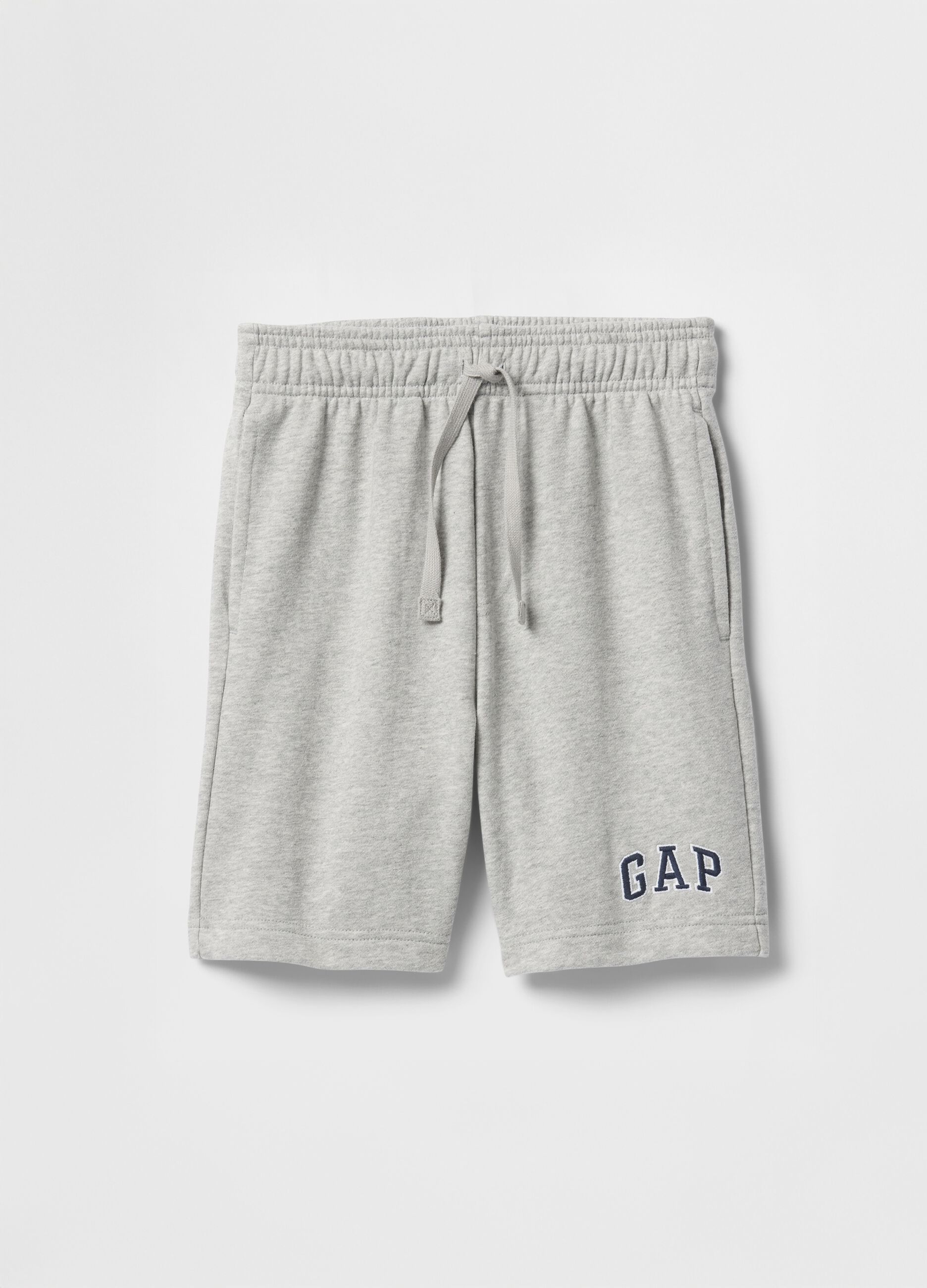 Shorts grigi con logo GAP per bambini_4